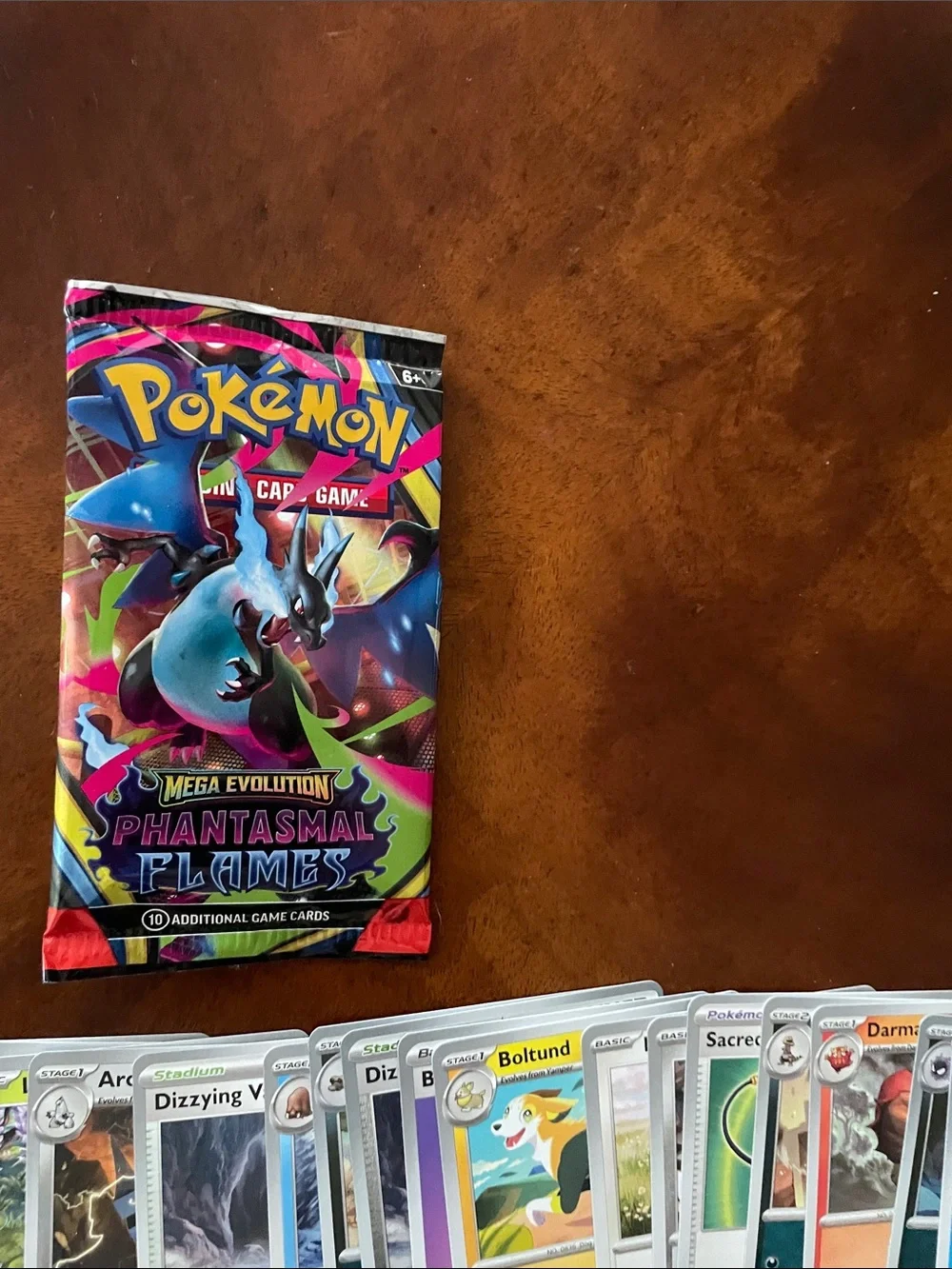 Pokemon Phantasmal Flames Mega Evolution Cards (29) and Basic Energy Pack ETB